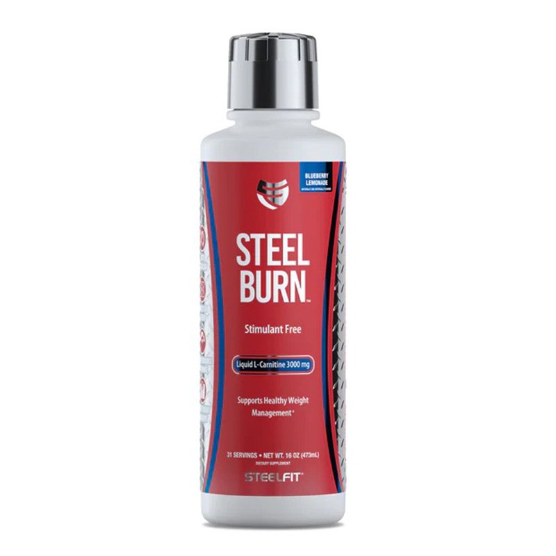 Steel Fit Steel Burn Liquid L-Carnitine 3000 mg 473 ml - Blueberry Lemonade
