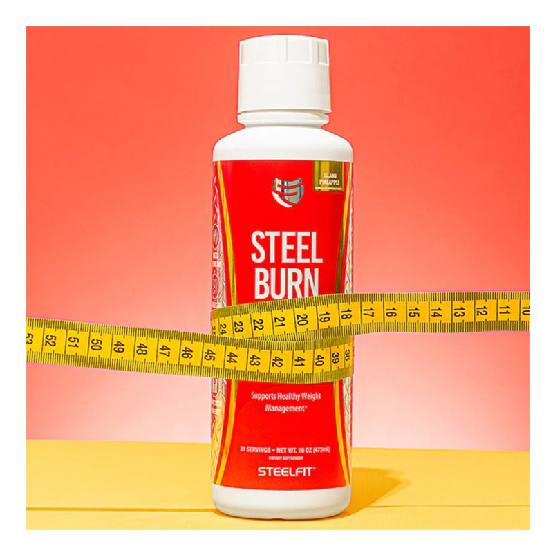 Steel Fit Steel Burn Liquid L-Carnitine 3000 mg 473 ml - Candy Apple Best Price in Dubai