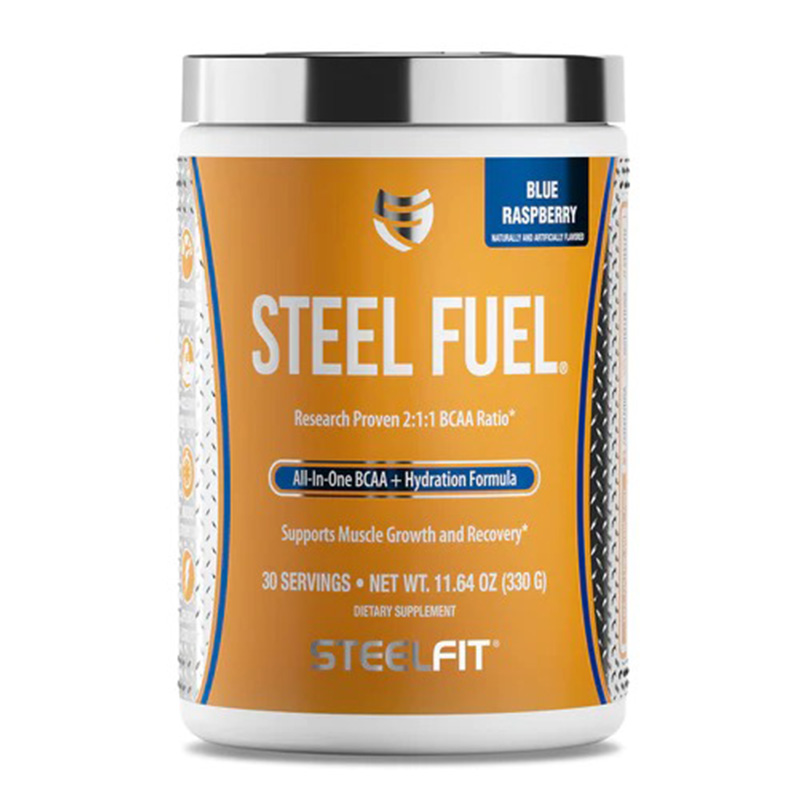 Steel Fit Steel Fuel Vegan Branched-Chain Amino Acids 330 G - Blue Raspberry