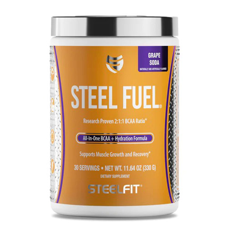 Steel Fit Steel Fuel Vegan Branched-Chain Amino Acids 330 G - Grape Soda