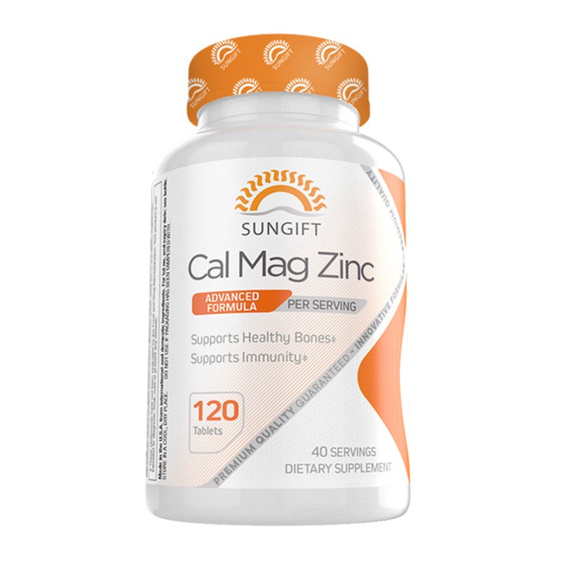 Sungift Nutrition Calcium Magnesium Zinc 120 Caps Best Price in UAE
