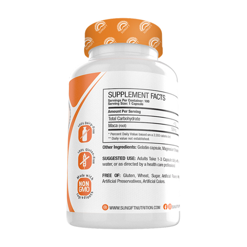 Sungift Nutrition Maca 525Mg 100 Caps Best Price in Dubai