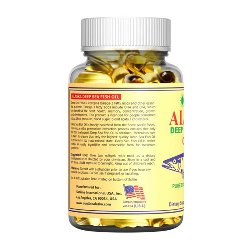 Sunline Alaska Deep Sea Fish Oil 100 Softgels Best Price in Dubai