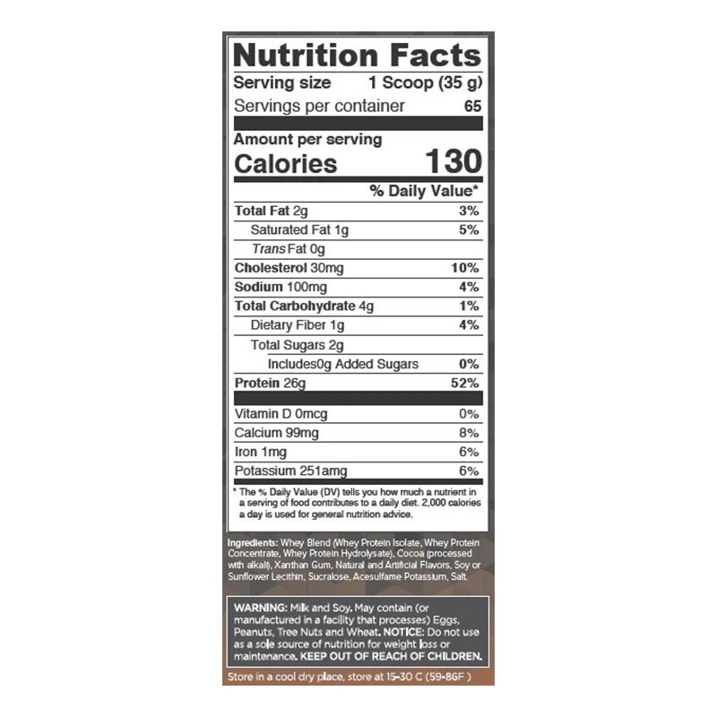 TeamOne Life 100% Whey Protein 2280g - Chocolate Best Price in Abu Dhabi