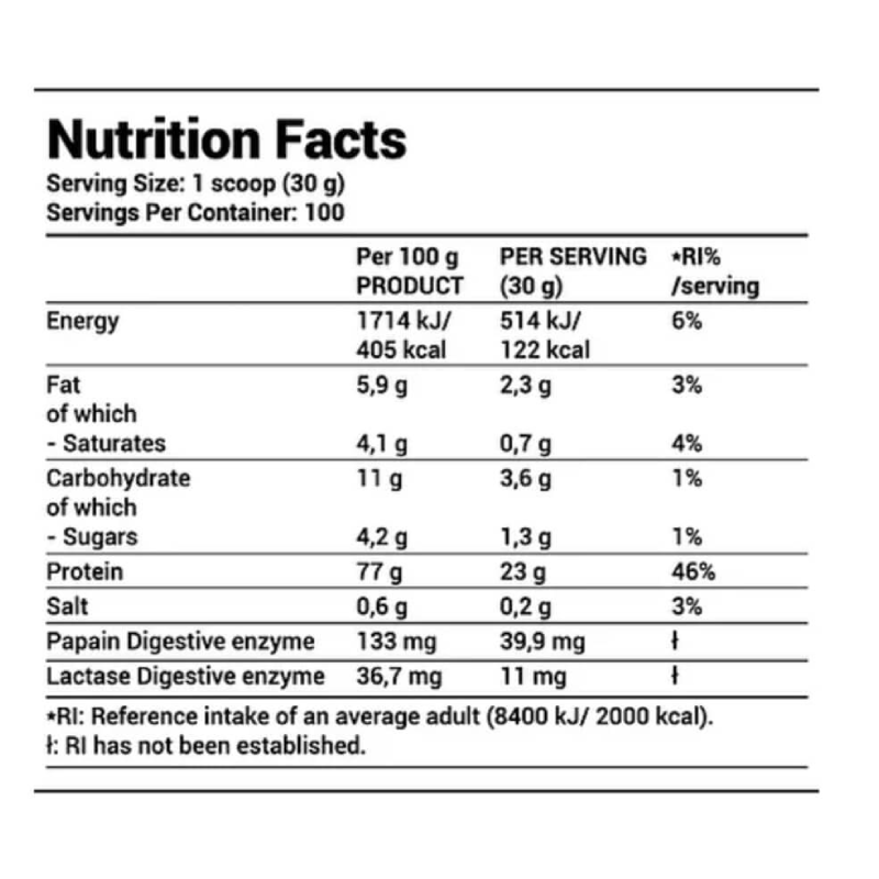 Tesla Nutrition Casein Charger 3 Kg - Chocolate Caramel Best Price in Dubai