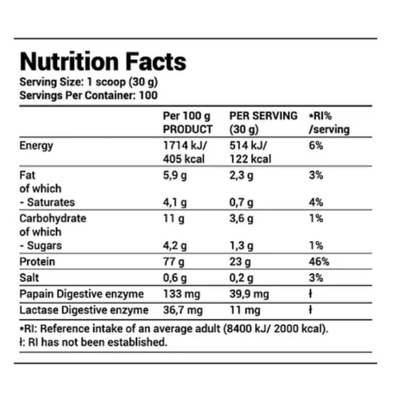Tesla Nutrition Casein Charger 3 Kg - Vanilla Coconut Best Price in Dubai