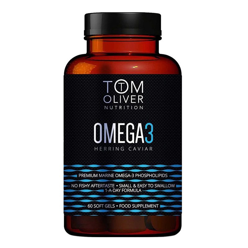 Tom Oliver Nutrition Omega 3 Herring Caviar 60 Gels