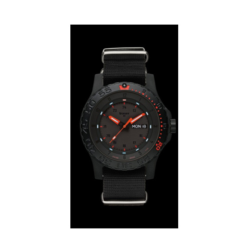 Traser H3 Red Combat Nato Strap