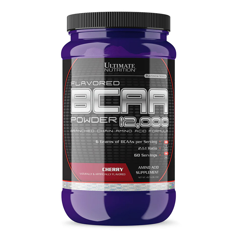 Ultimate Nutrition Flavored BCAA Powder 12000 60 Servings - Cherry