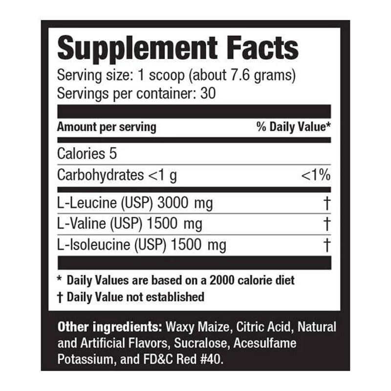 Ultimate Nutrition Flavored BCAA Powder 12000 60 Servings - Cherry Best Price in Dubai