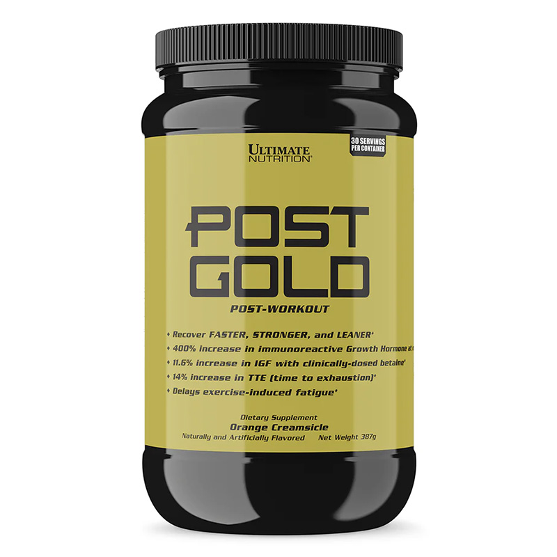 Ultimate Nutrition Post Gold Pre Workout 30 Servings - Orange Creamsicle