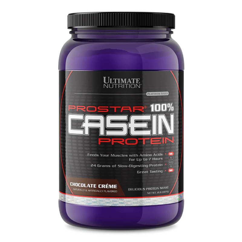Ultimate Nutrition Prostar 100% Casein Protein 2 lbs -  Chocolate Creme