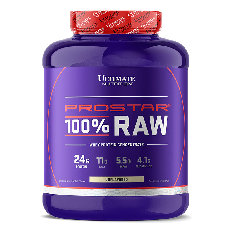 Ultimate Nutrition Prostar 100% Raw Whey Protein 4lb - Unflavored