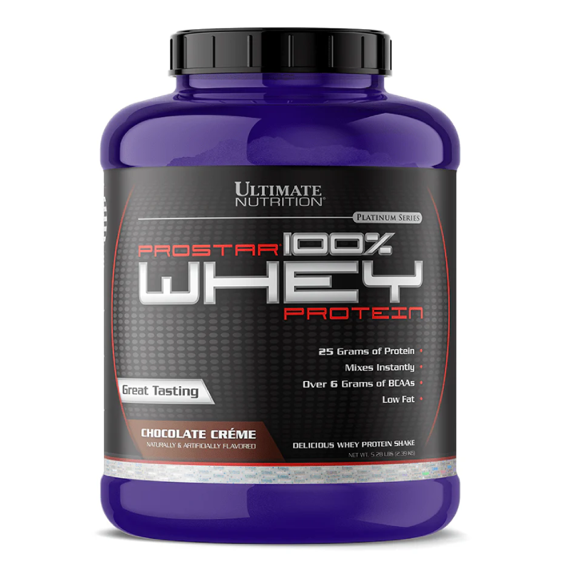 Ultimate Nutrition Prostar 100% Whey Protein 5.28 lbs - Chocolate Creme