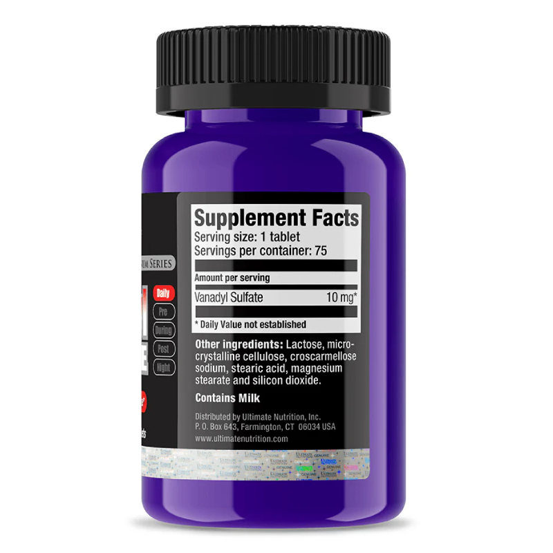 Ultimate Nutrition Vanadyl Sulfate 75 Tablets Best Price in Abu Dhabi