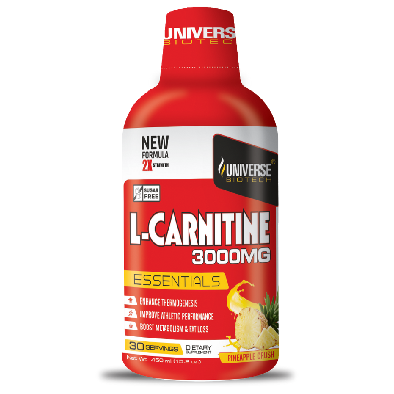 Universe Biotech L-Carnitine 3000mg 30 Servings – Pineapple