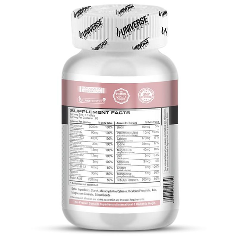 Universe Biotech Multitest 60 Tabs Best Price in UAE