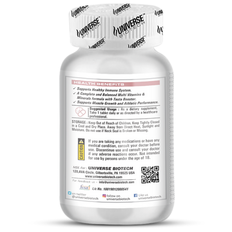 Universe Biotech Multitest 60 Tabs Best Price in UAE