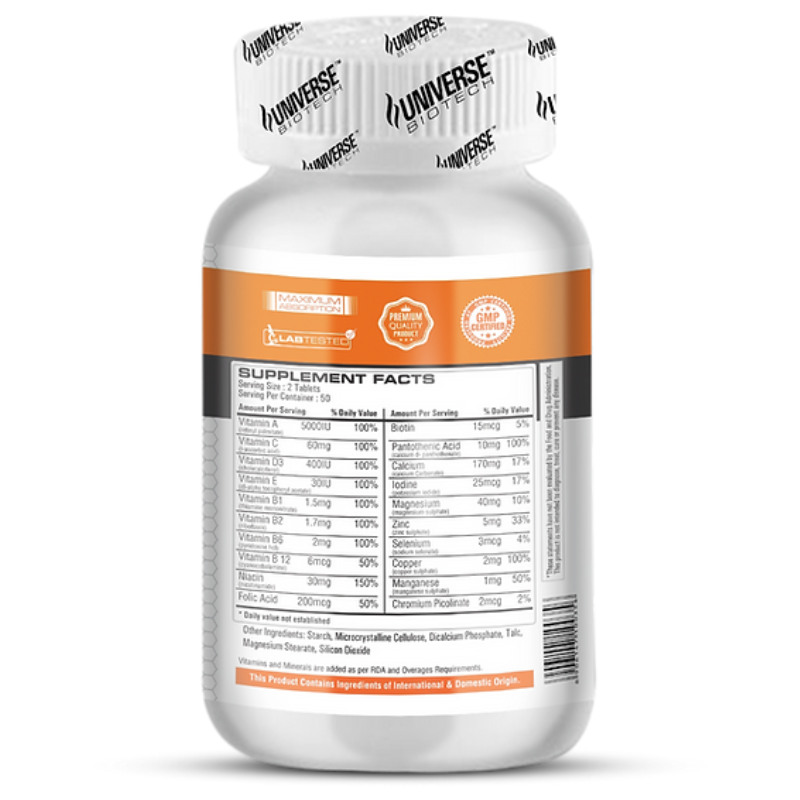 Universe Biotech Multivitamins 100 Tabs Best Price in UAE