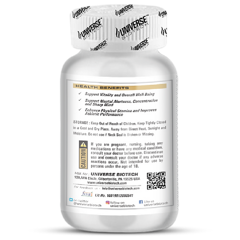 Universe Biotech Panax Ginseng Gold 90 Caps Best Price in UAE