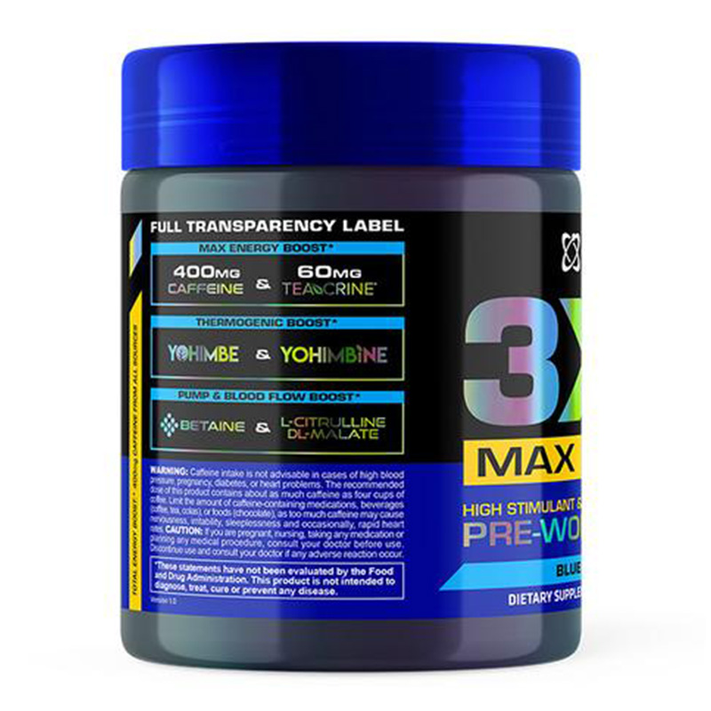 USN 3XT Max Energy 30Serv Blue Raspberry Best Price in Dubai