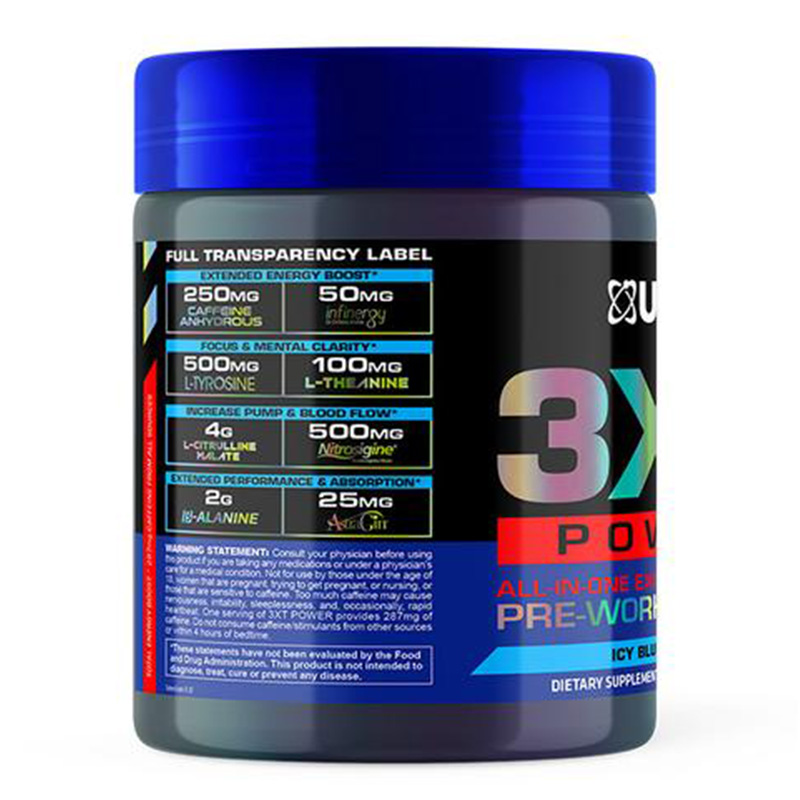 USN 3XT Power Pre-Workout Icy Blue Burst Best Price in Dubai