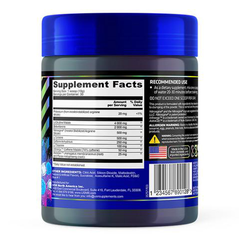 USN 3XT Power Pre-Workout Icy Blue Burst Best Price in AbuDhabi