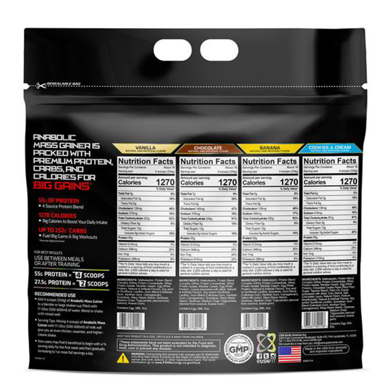 USN Anabolic Mass Gainer 12lb Chocolate Best Price in Dubai