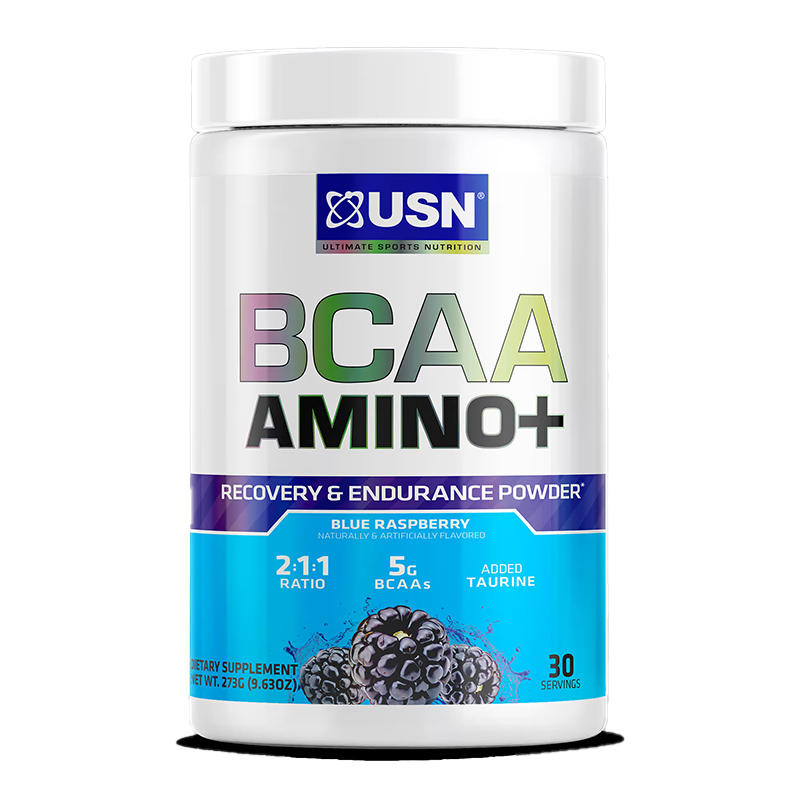 USN BCAA Amino Plus 273 G - Blue Raspberry