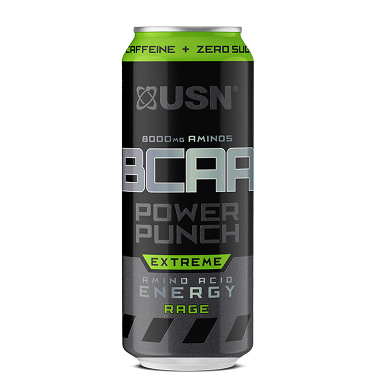 USN BCAA Power Punch Extreme Rage 500Ml X 24 Cans