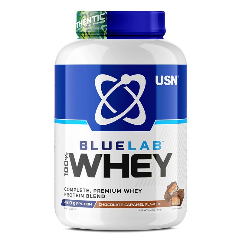 USN Blue Lab 100% Whey Protein 2 Kg - Caramel Chocolate