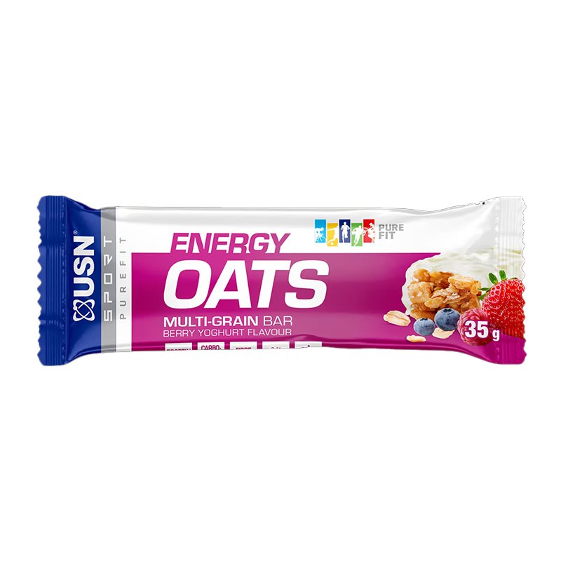 USN Energy Oats Multi Grain Bar 20 x35 G - Berry Yogurt Best Price in UAE