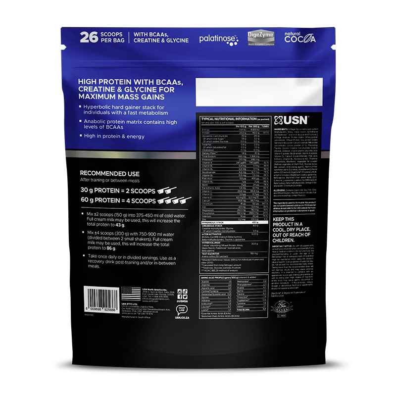 USN Hyperbolic Mass GH 2 Kg - Dutch Chocolate Best Price in Dubai