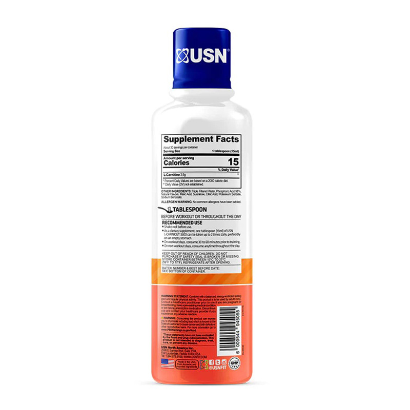 USN L-Carnicut 3500 - Blue Raspberry Best Price in Dubai