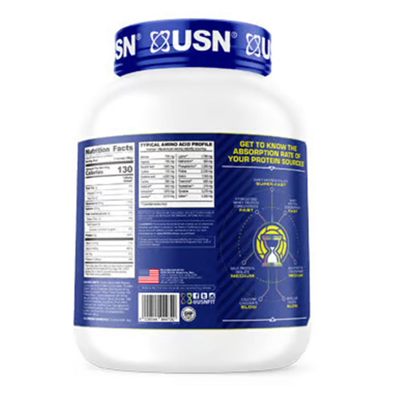 USN Premium Whey Plus Protein Powder 2.25 Kg - Chocolate Best Price in Dubai
