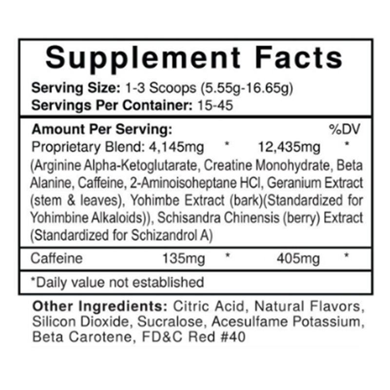 USPLabs Jack 3D Pre Workout Powder 250 G - Rocket Pop Best Price in Dubai