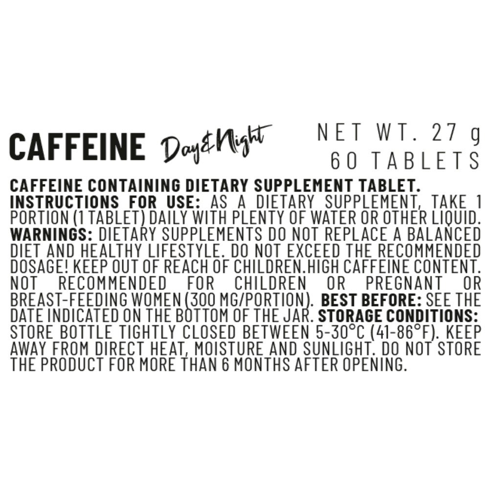 Vitacorp Day And Night Caffeine 60Tabs Best Price in Abu Dhabi