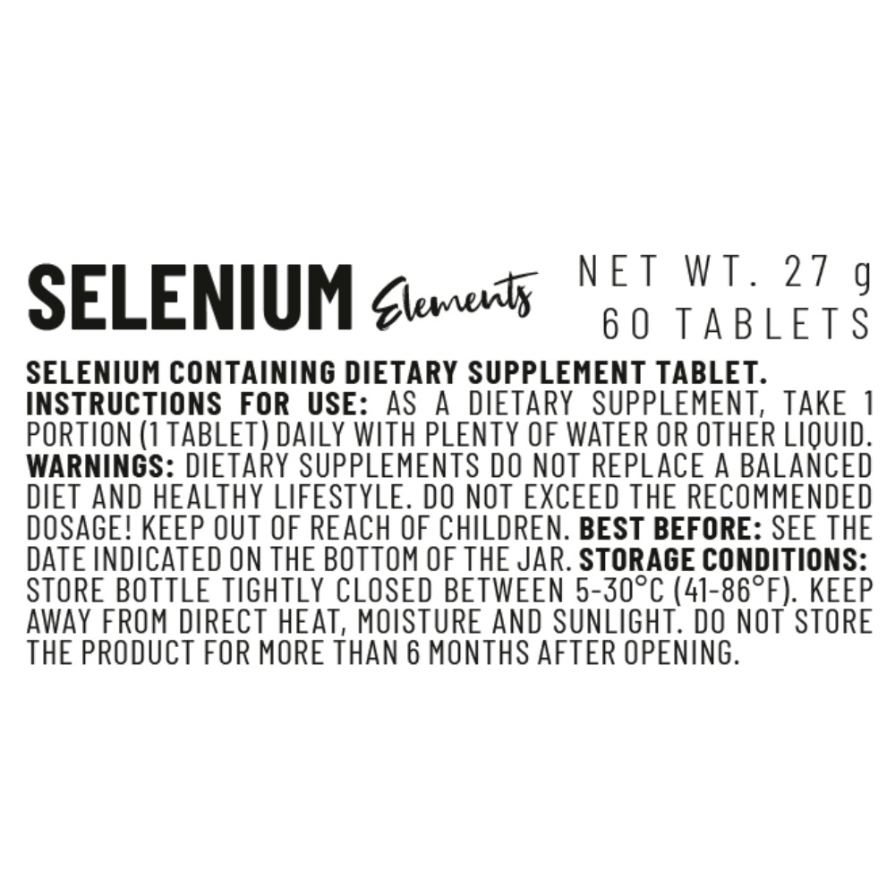 Vitacorp Elements Selenium 60Tabs Best Price in Abu Dhabi