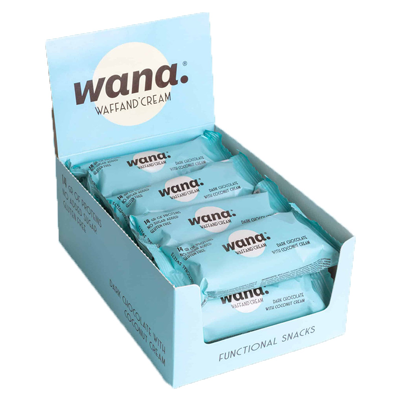Wana Protein Bar 1 Box of 12 Bars -  Box - Coconut