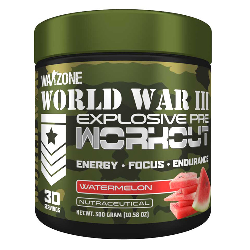 Warzone World War 3 Pre Workout 30 Servings - Watermelon