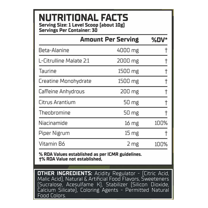 Warzone World War 3 Pre Workout 30 Servings - Watermelon Best Price in Dubai