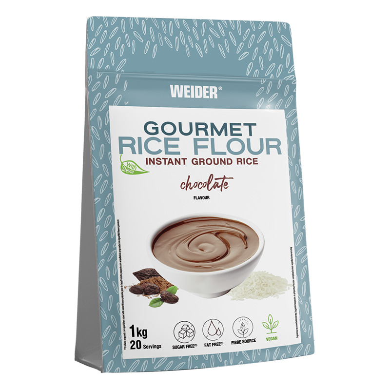 Weider Harina de Arroz 1kg - Rice Flour Chocolate