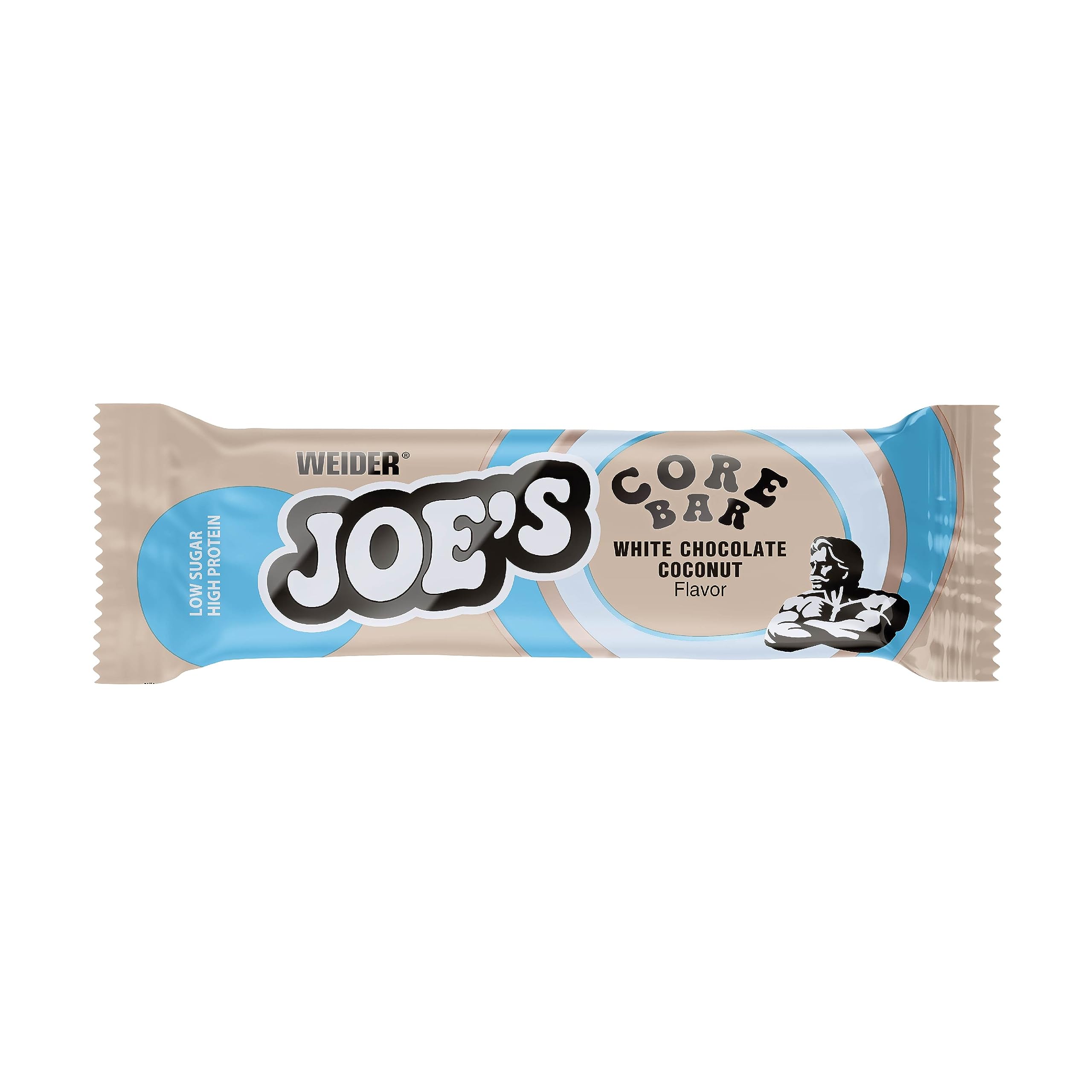 Weider Joes Core Bar 45 G 12 Pcs in Box - White Chocolate Coconut Best Price in Dubai