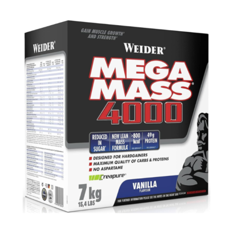 Weider Mega Mass 4000 7 KG - Vanilla