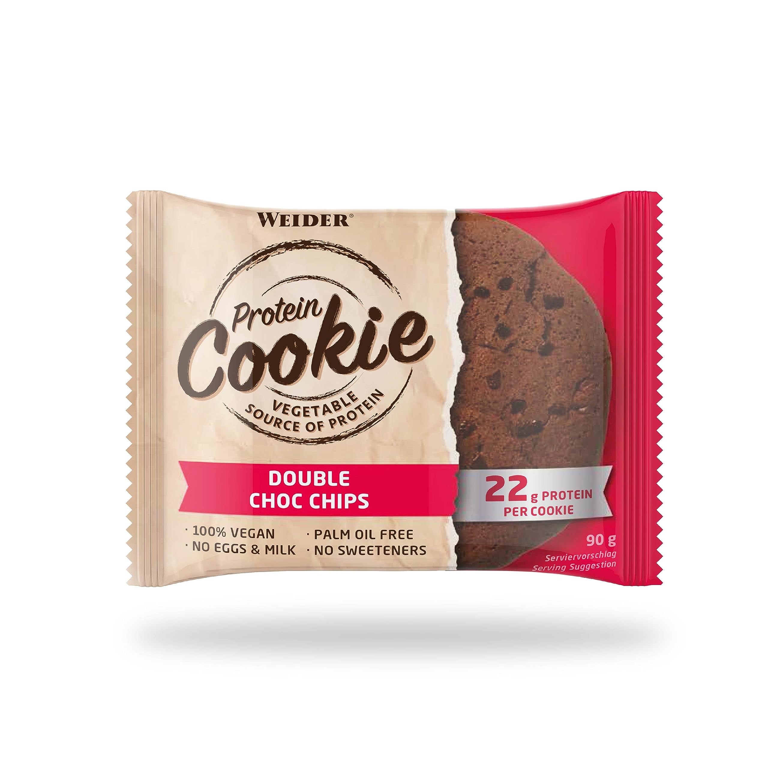 Weider Protein Cookie 90 G 12 Pcs in Box - Double Choco Chips Best Price in Dubai