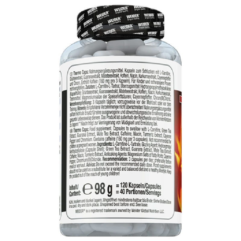 Weider Thermo Caps 120 capsules Best Price in UAE