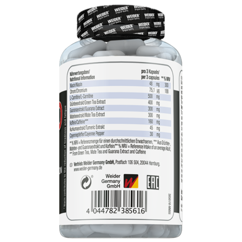 Weider Thermo Caps 120 capsules Best Price in UAE