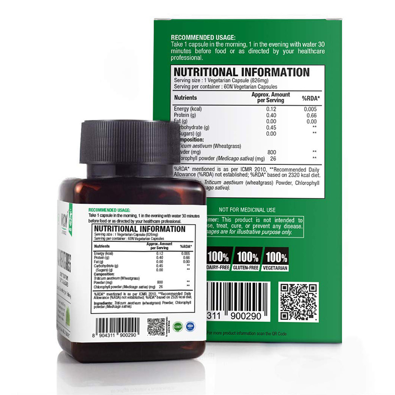 Wheat Grass 60 Caps Best Price in Dubai