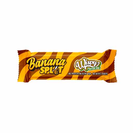 Wispy Protein Bar 18 G 10 Pcs in Box - Banana Split
