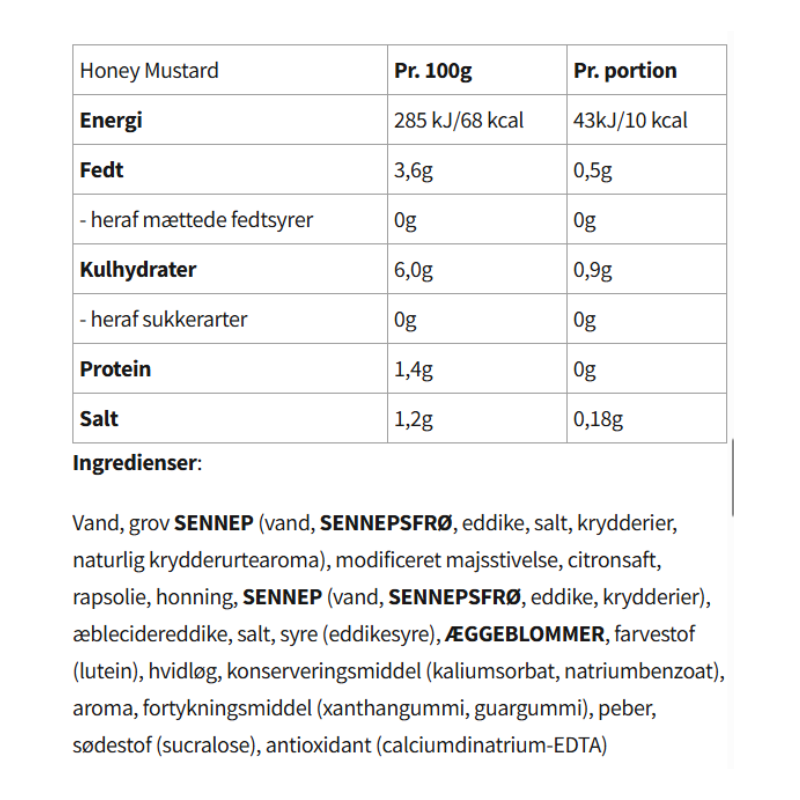 Wispy Zero Sauce 430 G  24 Pcs in Box - Honey Mustard Best Price in Dubai